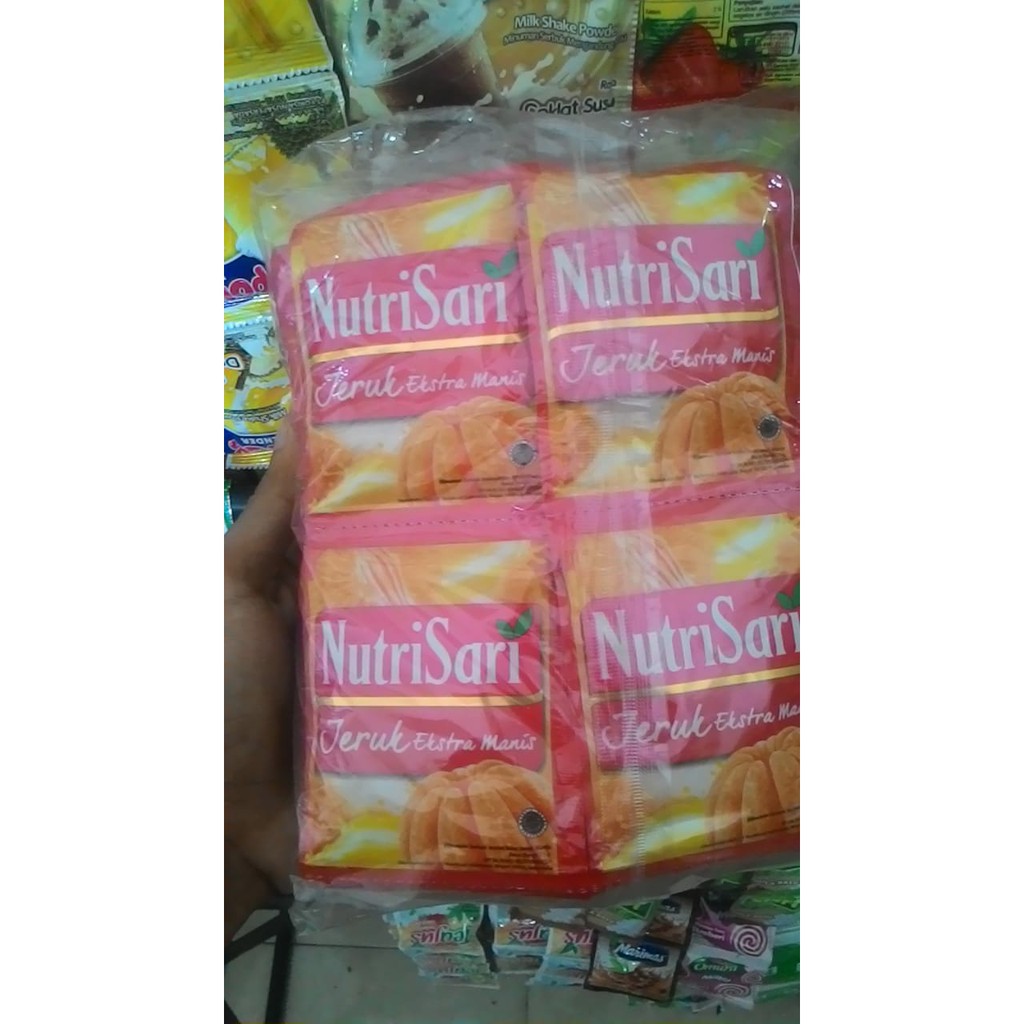 

NUTRISARI minuman segar rentang (ISI 10 PCS)