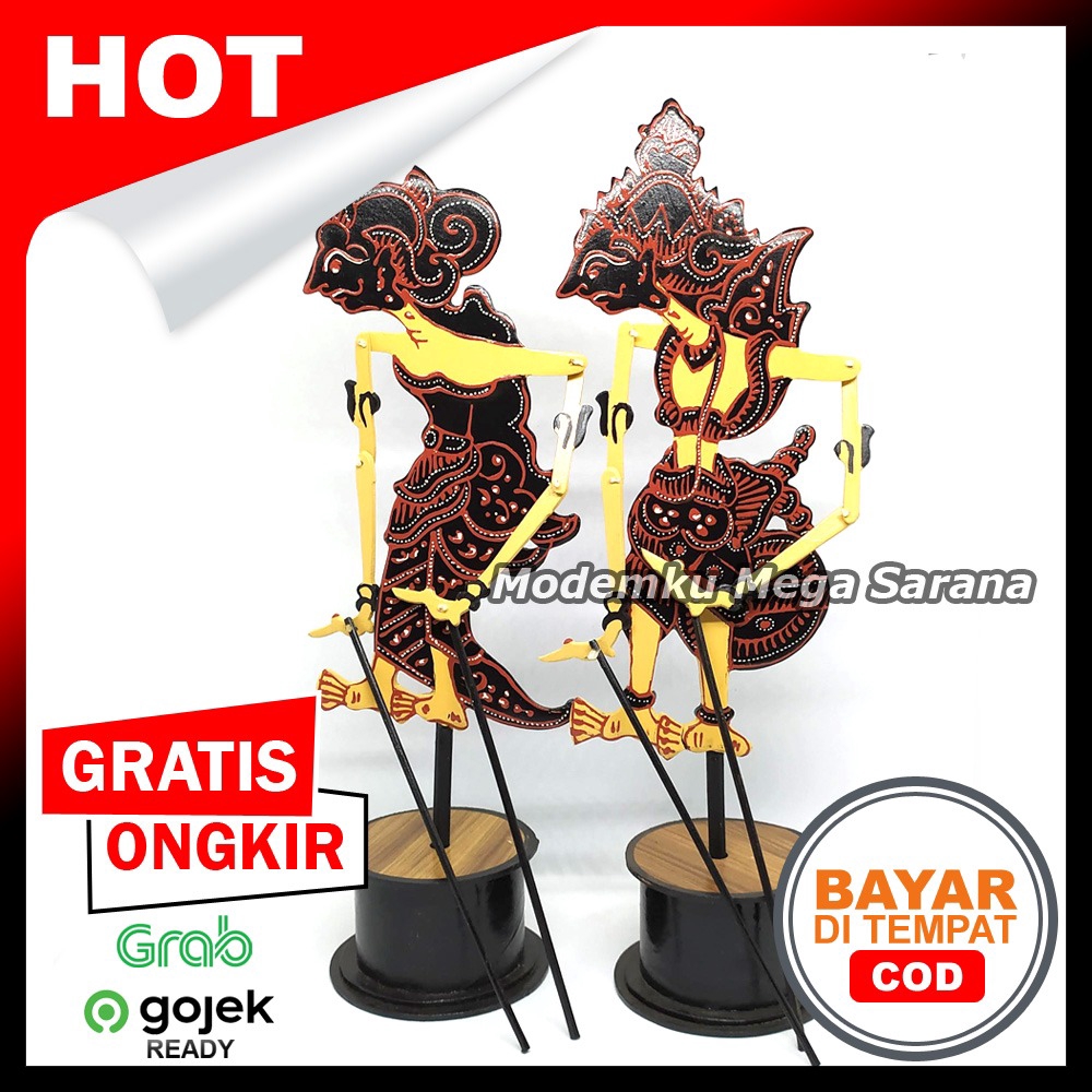 Miniatur Wayang Klitik Wayang Kayu Klithik Rama Shinta T25