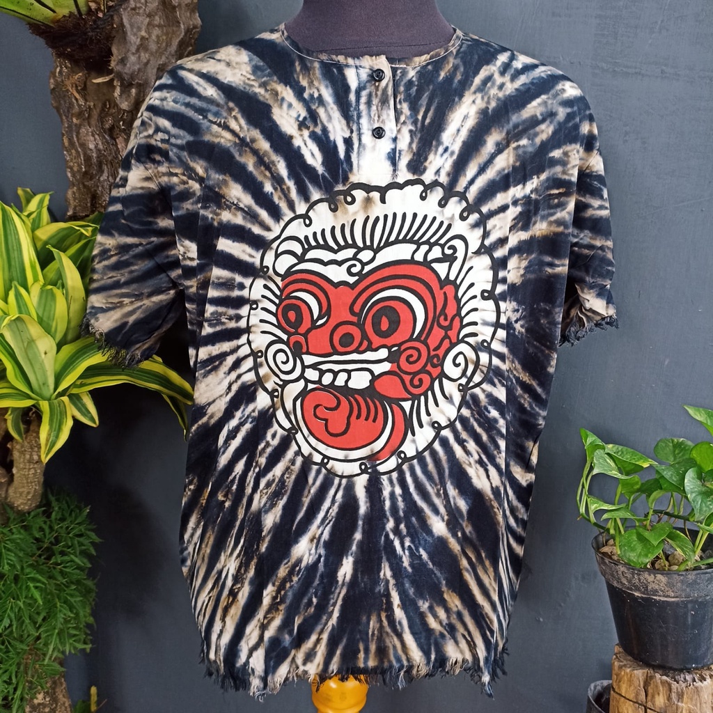 KAOS BARONG BALI BAJU BALI BAHAN RAYON KAOS SANTAI KAOS PANTAI