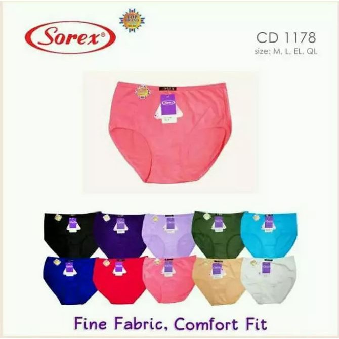 Celana Dalam/CD/Underwear Wanita Sorex 1178 MURAH GROSIR