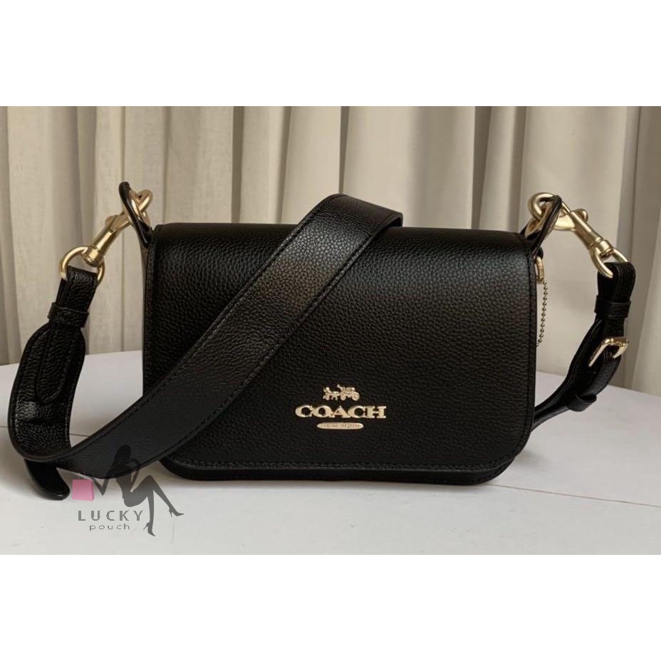 [100% ORIGINAL] Coach Signature Jes Messenger Crossbody In Khaki Black 80614 - Tas Wanita