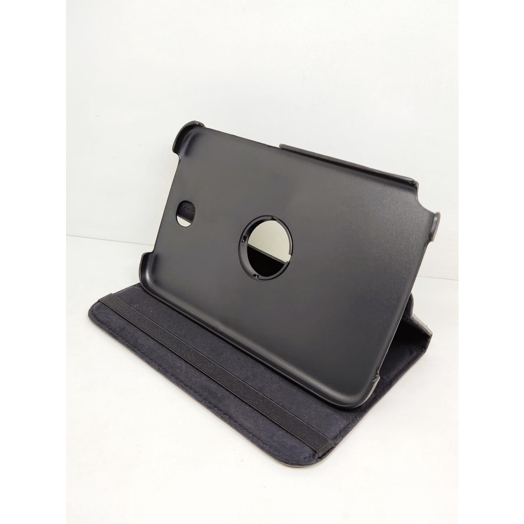 ROTARY Standing Case Samsung Tab P200 P205 P3100 N5100 Flip Cover Putar 360 Sarung Muter