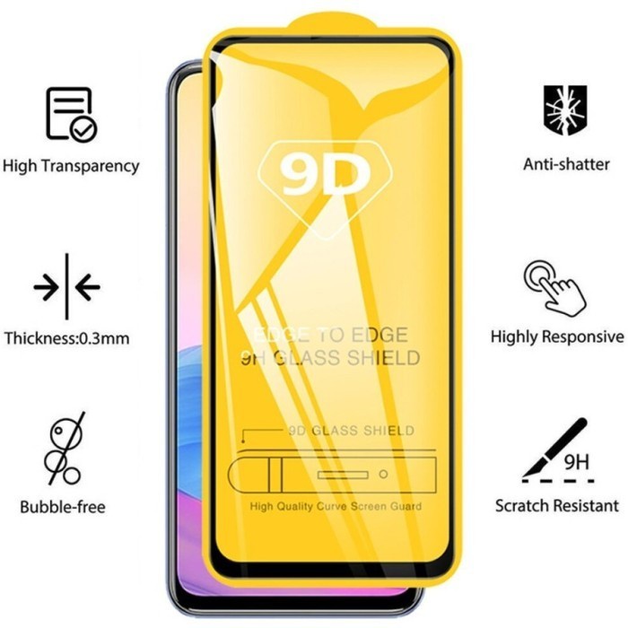 Anti Gores Full Layar Oppo Reno 7 Reno 7Z 5G Reno 7 Pro Tempered Glass Full Cover  Oppo Reno 7 Reno 