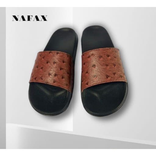 Nafax - Sandal Wanita Kulit Sintetis Ostrich