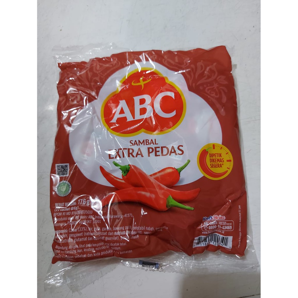 

[ABC] Sambal Ekstra Pedas Sachet 8 gr