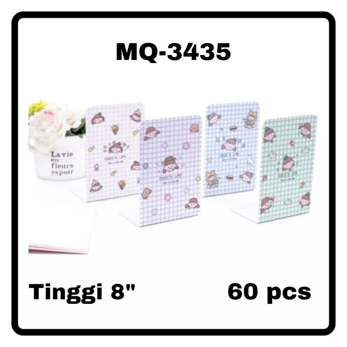 

Gilaa!!! Book End / Pembatas Buku Motif CocoS Life Bahan Besi Dapat 2 Pcs Murah