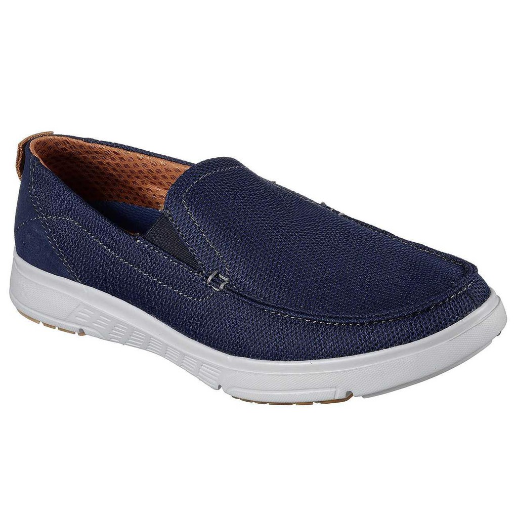 Sepatu Pria SKECHERS MOOGEN SELDON. Navy. ORIGINAL. 65147NVY [46]