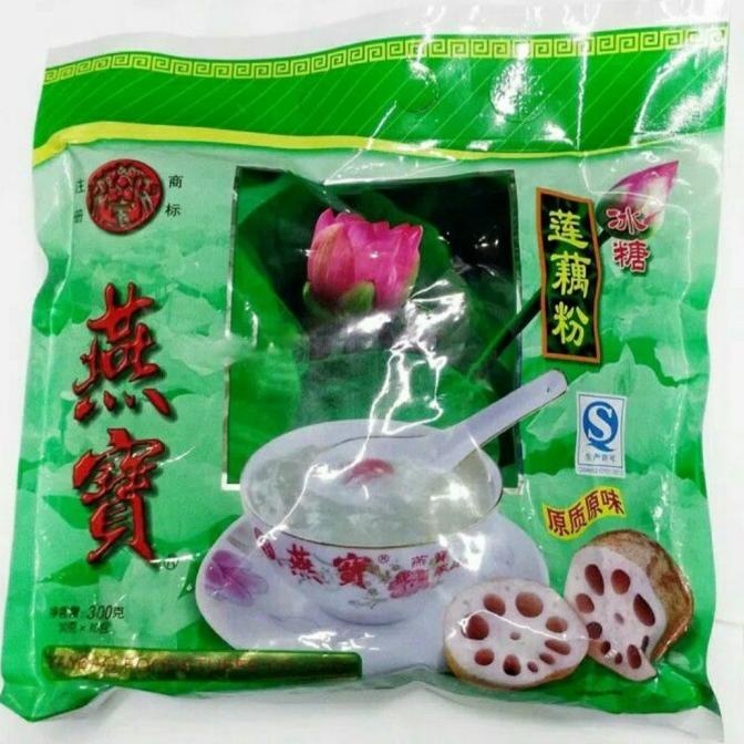 

yan bao bubuk akar teratai (tepung yan bao lotus root powder)10sachet