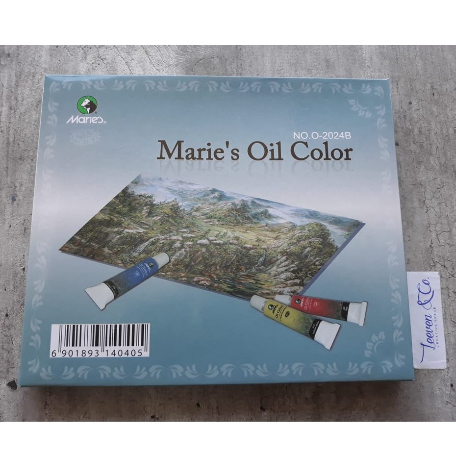 

MARIES OIL COLOUR SET 24 COLOURS (TYPE O-2024B)