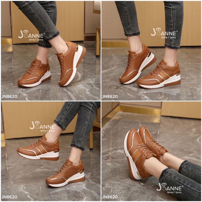 RESTOCK! [ORIGINAL] JOANNE Sporty Wedges Sneakers Shoes Sepatu Wanita #JN8620