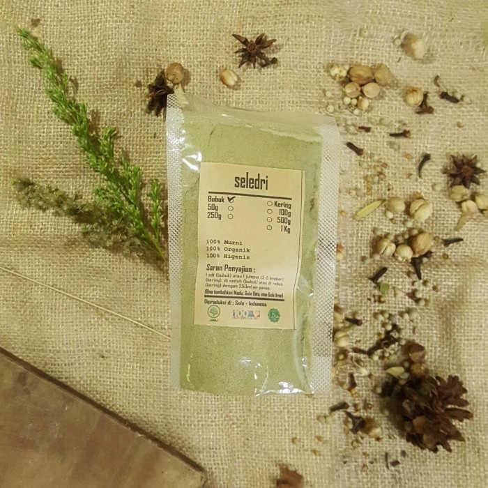 

SELEDRI BUBUK 50 GRAM - Apium Graveolens - MURNI