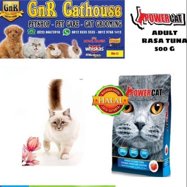 Dry food Power Cat Adult Tuna 500gr