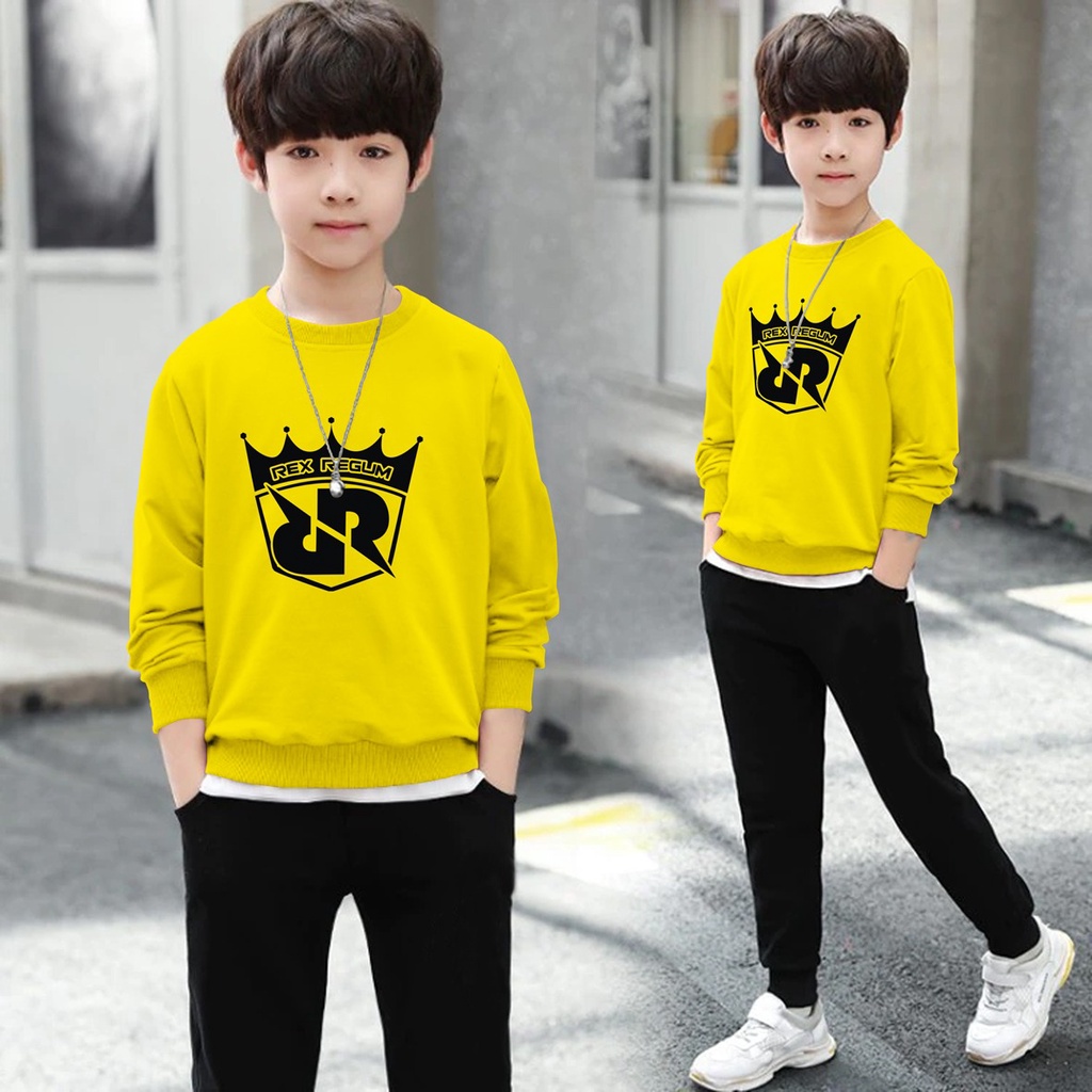 Switer RRQ Terbaru / Sweater Anak Laki-laki /  Sweeter Gaming Bahan Babyterry / FLAVA_STORE