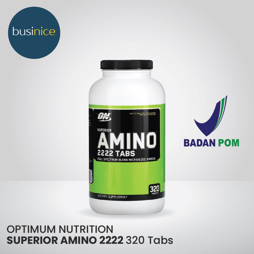 Optimum Nutrition Superior Amino 2222 ON AMINO 2222 BPOM 320 Tablet