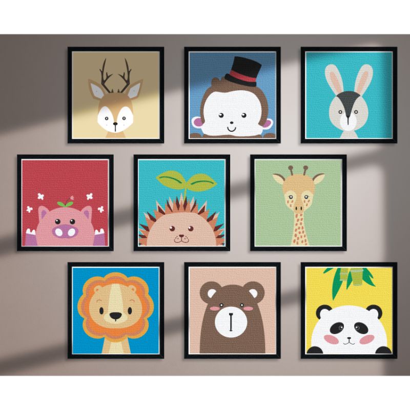 

Paint By Number Kit | By Meatime Studio | Animal Series |