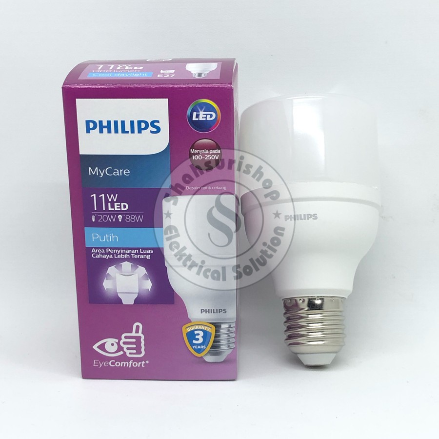 LAMPU PHILIPS LEDBRIGHT 11W 11 W WATT PENGGANTI CLFI TORNADO