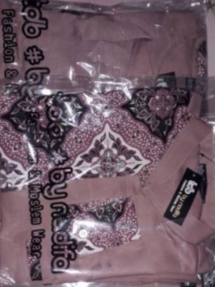 Gamis Remaja Couple Pasangan Gamis Lamaran Motif Batik Kombinasi Balotelli Premium Gamis Syar I