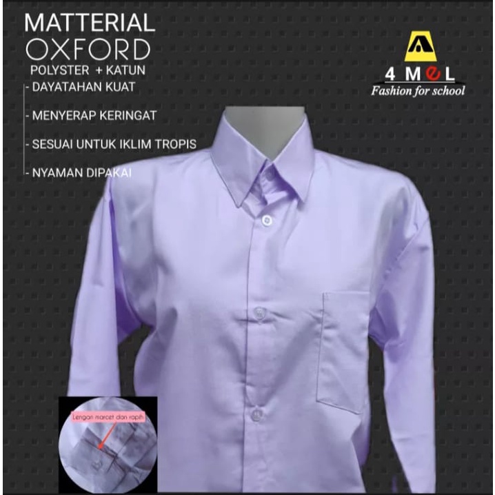 BAJU PUTIH POLOS LENGAN PANJANG//KEMEJA POLOS SD//SMP//SMU//KERJA//BAJU PUTIH POLOS PRIA//BAJU PUTIH