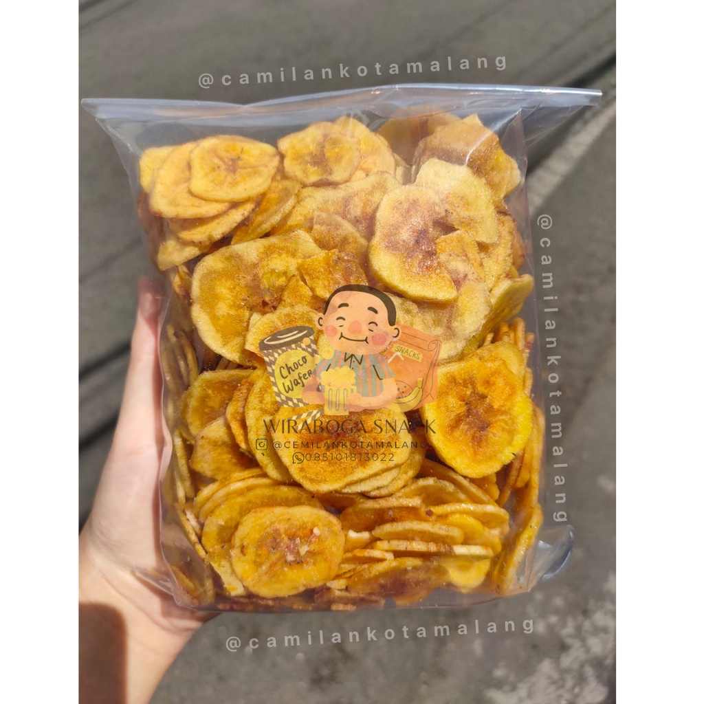 

KERIPIK PISANG LUMBA-LUMBA 300GR ASIN / MANIS OLEH-OLEH KHAS MALANG