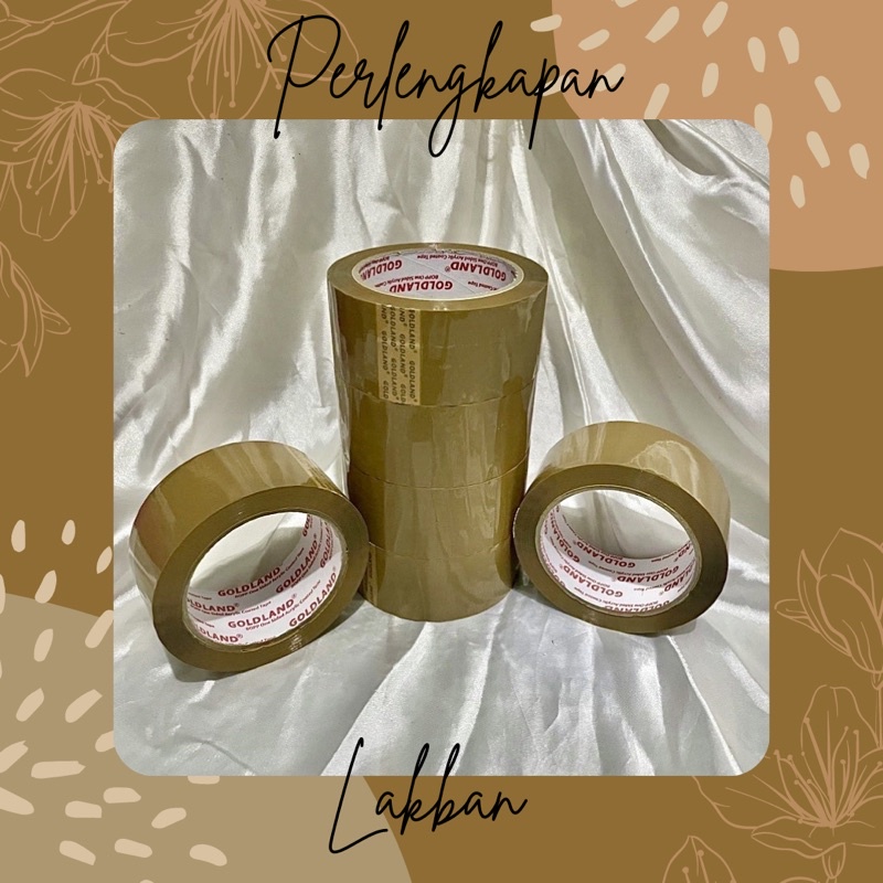 

[PERLENGKAPAN] Lakban Coklat 45mm x 90yard