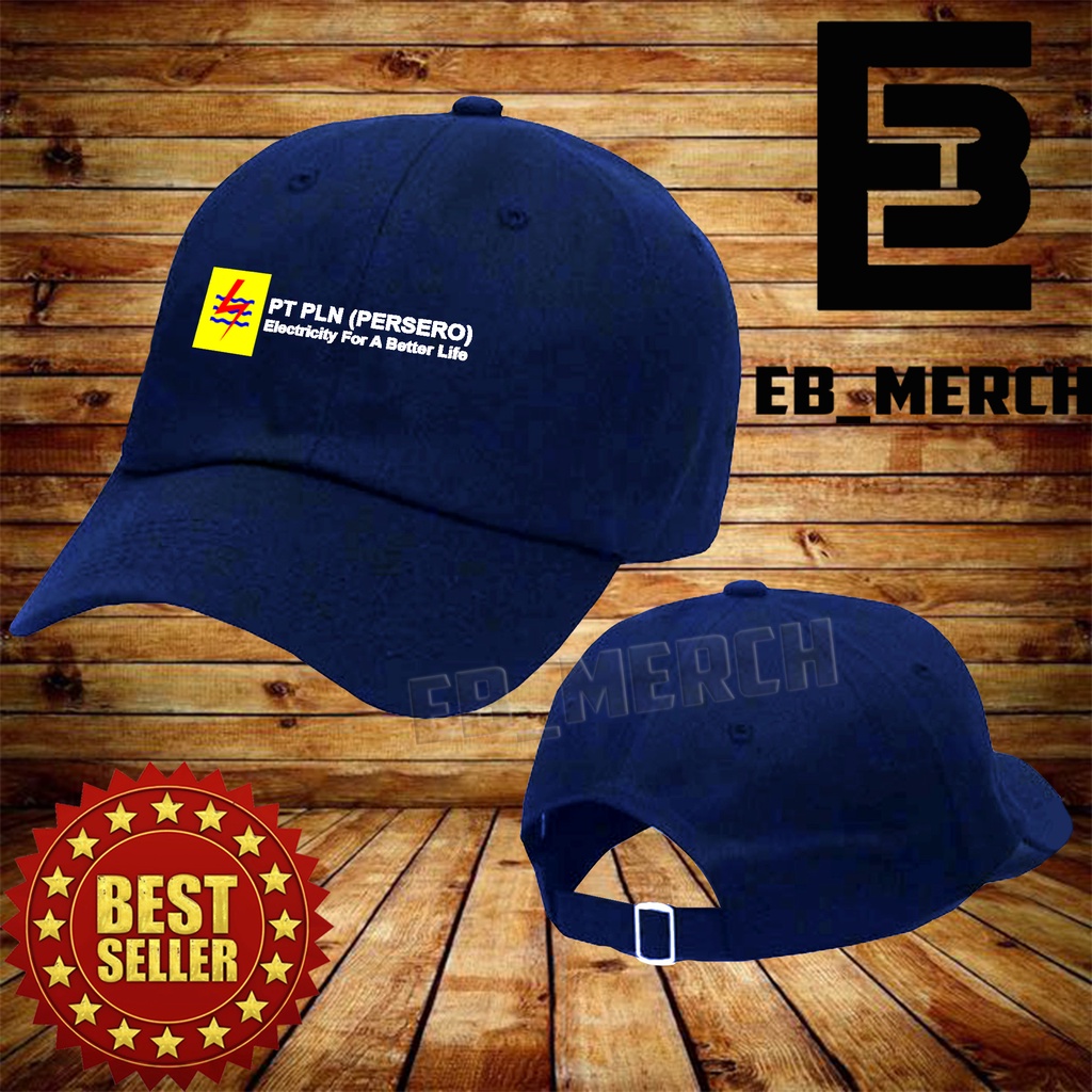 Import Quality Topi BASEBALL  PT PLN-PERSERO Pria & Wanita EB_MERCH