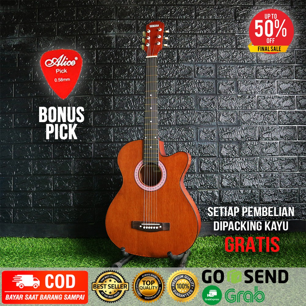 SIAP KIRIM GITAR AKUSTIK PEMULA CUSTOM MURAH BANYAK BONUS PAKET BUNDLING TERMURAH
