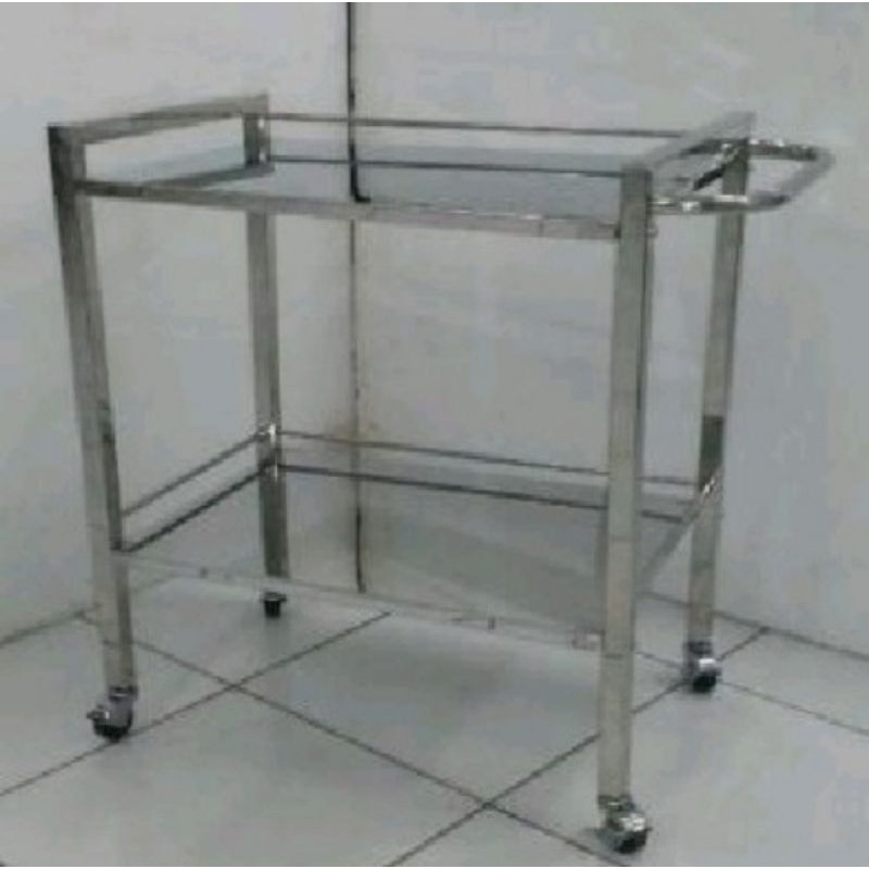 Instrument Trolley Stainless 2 Susun