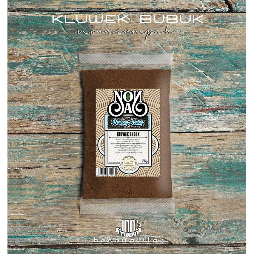 

Kluwek Bubuk 75 gram Keluak Rempah Alami Kluwak Murni Pangium Edule Powder
