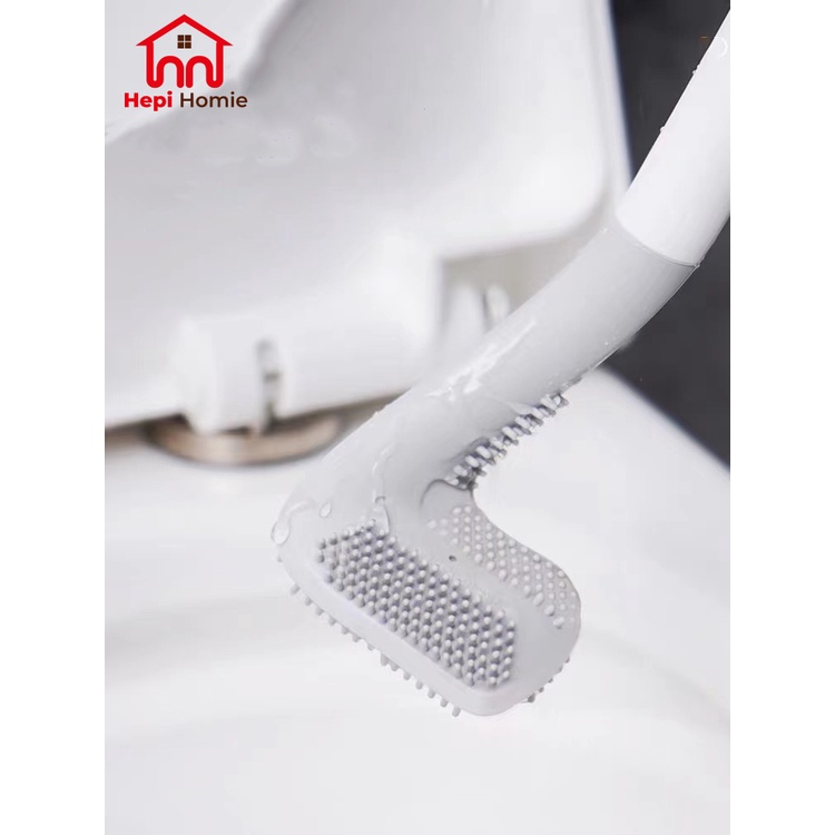 [HH] SIKAT WC KAMAR MANDI / PEMBERSIH CLOSET TOILET KLOSET GAGANG PANJANG / GOLF BRUSH CLEANER SILIKON