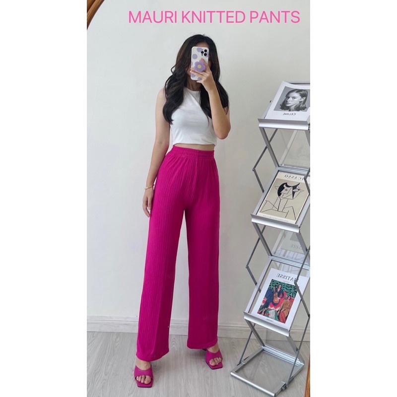 kulot knitted / mauri kulot / kulot stretch / kulot knitt pants