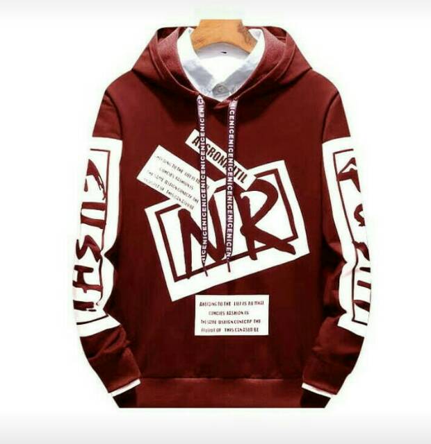 Hoodie pria NR keren