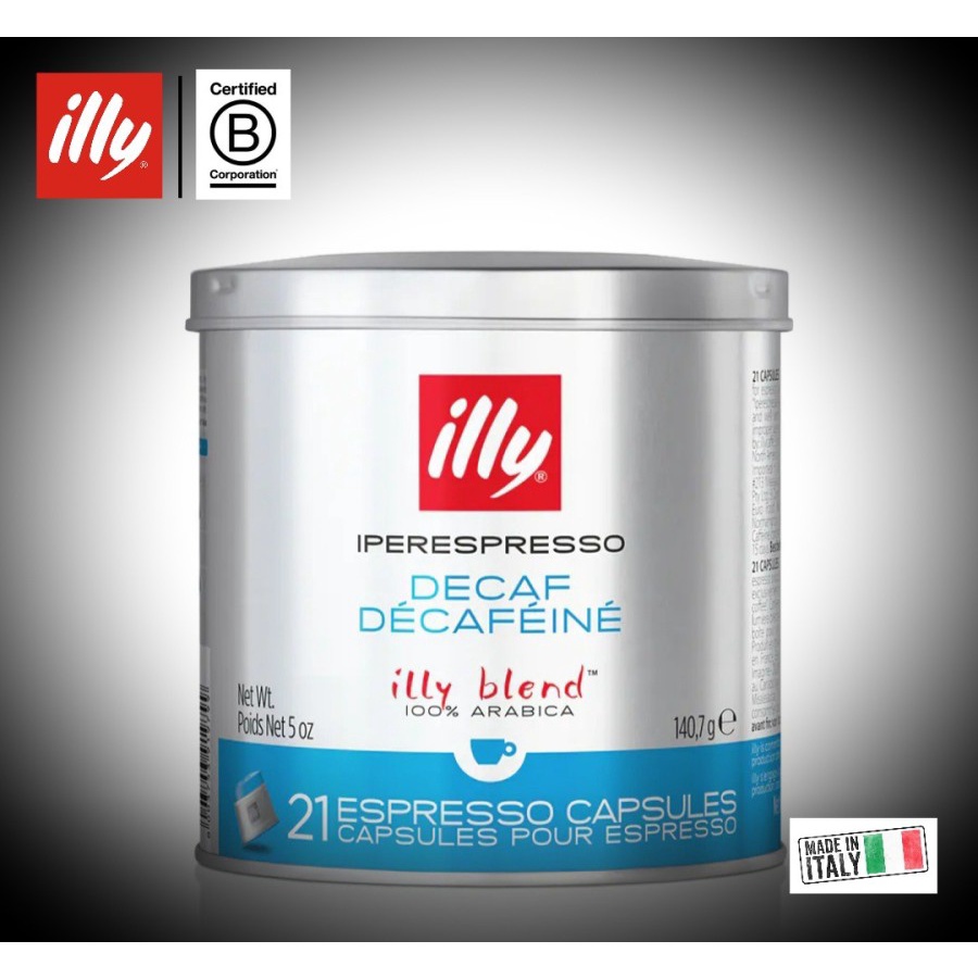 

ILLY IperEspresso coffee capsule DECAFEINE / coffe kopi kapsul DECAF