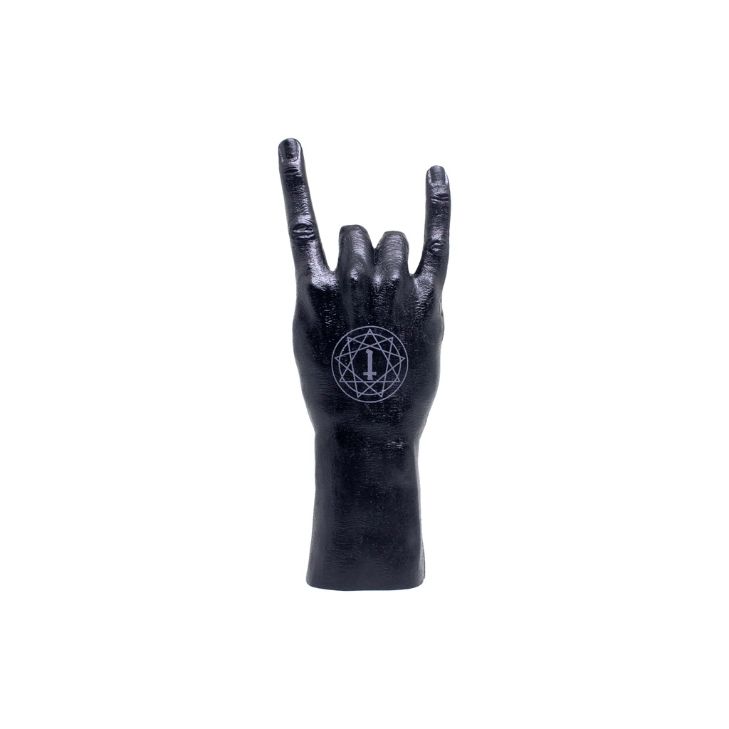 Heretic - Statue - Patung - Pentagram Devil Horn Hand