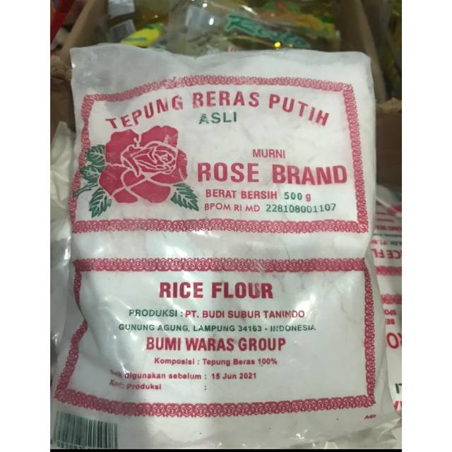 

Tepung Beras Rose brand 500 gr