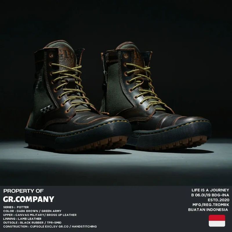GR.Company - Potter | Sepatu Sneakers Kulit Pria