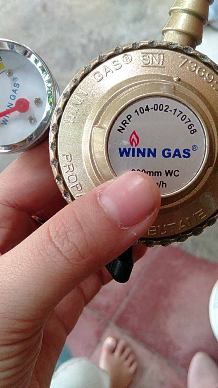 Regulator Gas Sni Kitchen Ori Kompor Winn Gas Meter Original Asli Aman Terjamin Bebas Bocor