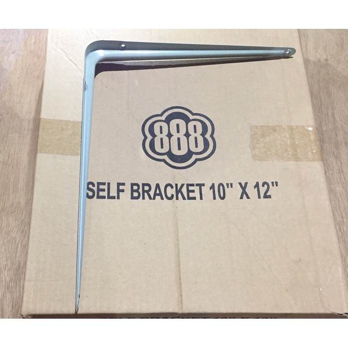 Siku rak 10 x 12 inch penyangga / bracket tembok self murah kuat PERLUSIN