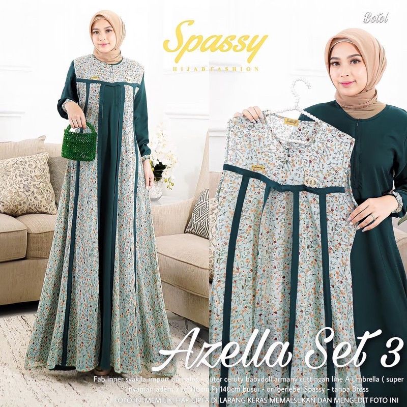 AZELLA SET / GAMIS 2IN1 / GAMIS SET CARDIGAN