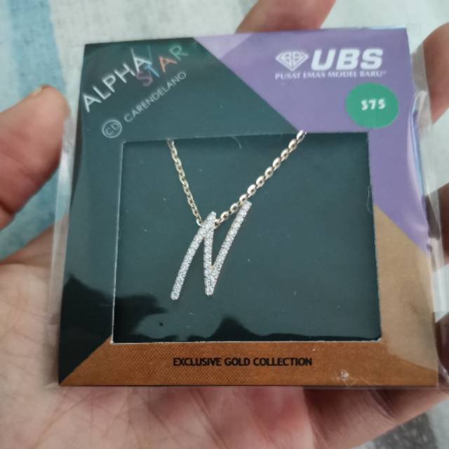 Kalung alpha star kadar 375