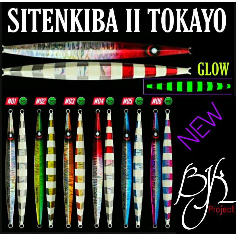 METAL JIG SITENKIBA II//Tokayo ll 150g  GID versi (BJK)