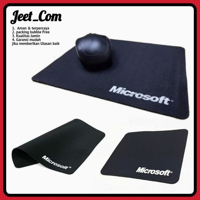 Mousepad Polos - Alas Mouse Mouse Pad - Hitam