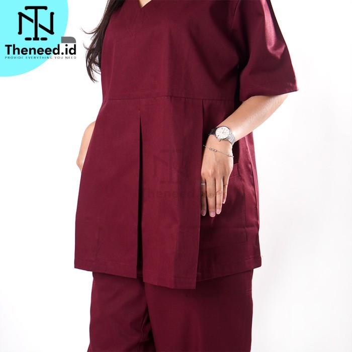 Medical Baju Oka Ibu Hamil Premium Perawat Dokter - Baju Jaga Bidan - Baju Ok