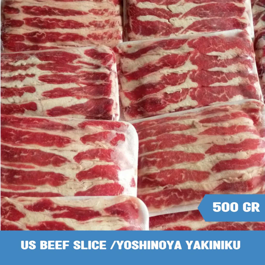 

US Beef Slice ,Daging Slice, Yoshinoya yakiniku 500gram