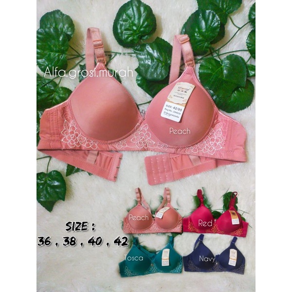 MAR.UNDERWEAR❤️BH BRA WANITA IMPORT MOTIF BORDIR MURAH BAGUS BH FF HUANG