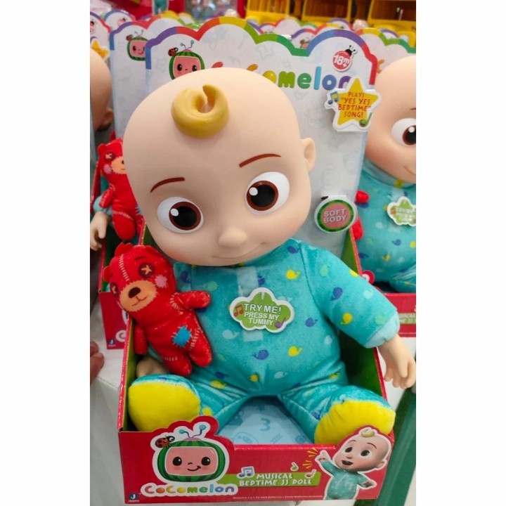 Sale mainan: Boneka Cocomelon Musical Bedtime JJ Doll Original