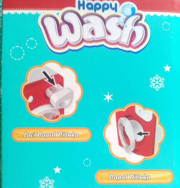 Mainan Mesin Cuci Happy Wash Nyala Suara