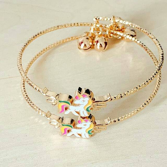 Gelang Anak Poni Rainbow Gold xuping