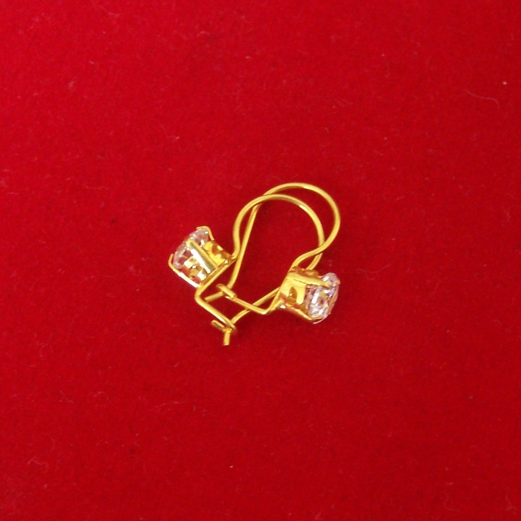 Anting Desi Emas Asli Kadar 700 70% Model Hooks