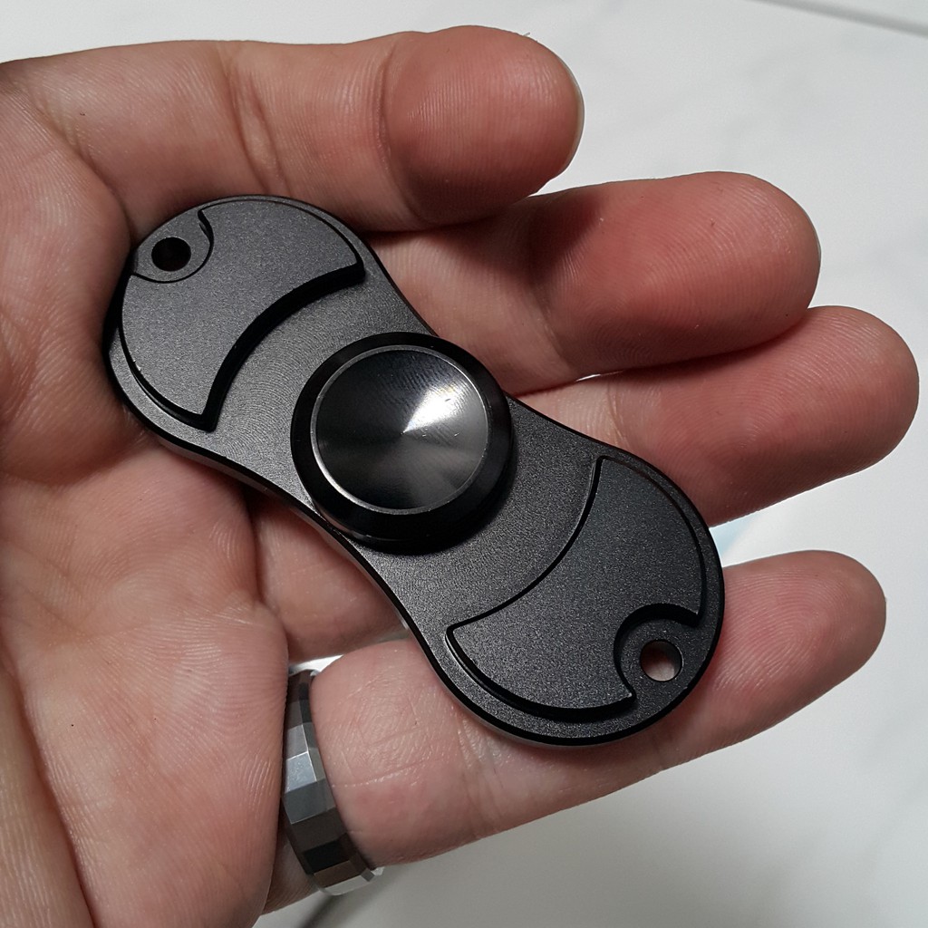 Fidget Spinner Indonesia Finger Spinner Metal 2 Side Doff Dua Sisi Gyroscope Hand Spinner