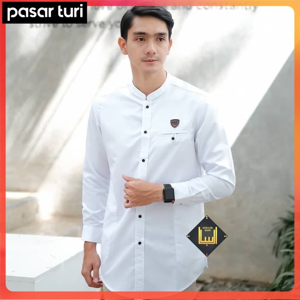 [ORIGINAL] KOKO PRIA KURTA LENGAN PANJANG FASHION TERLARIS KEMKO MODERN BAJU MUSLIM DEWASA